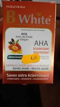 B WHITE - Savon extra éclaircissant AHA avec l'huile d'argan