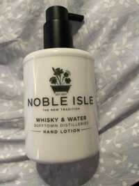 NOBLE ISLE - Whisky & water - Hand lotion