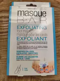MASQUE B.A.R - Exfoliant - Masque pour les pieds