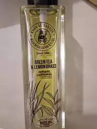 KHAN AL SABOUN - Geen tea & lemon grass - Body oil