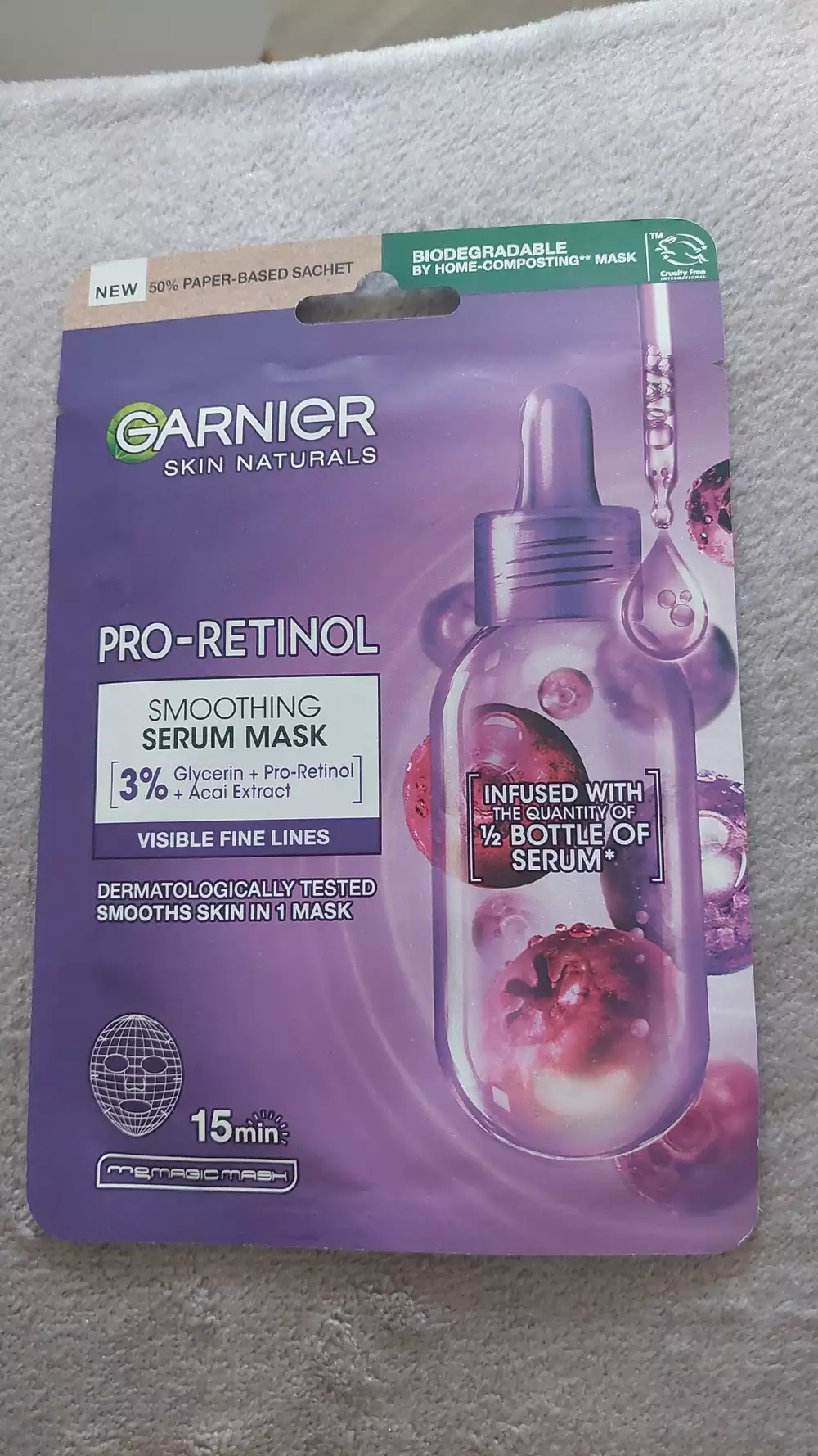 GARNIER - Pro retinol - Sérum mask