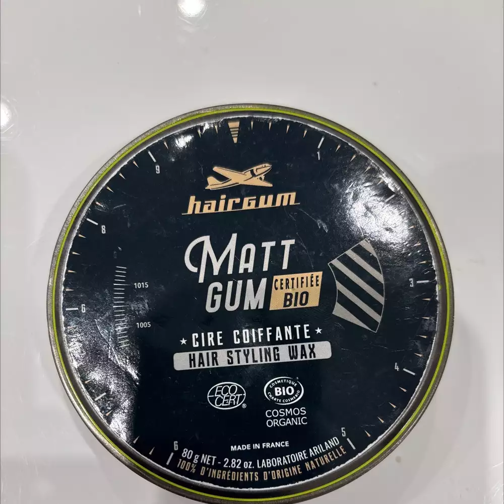 HAIRGUM - Matt gum bio - Cire coiffante