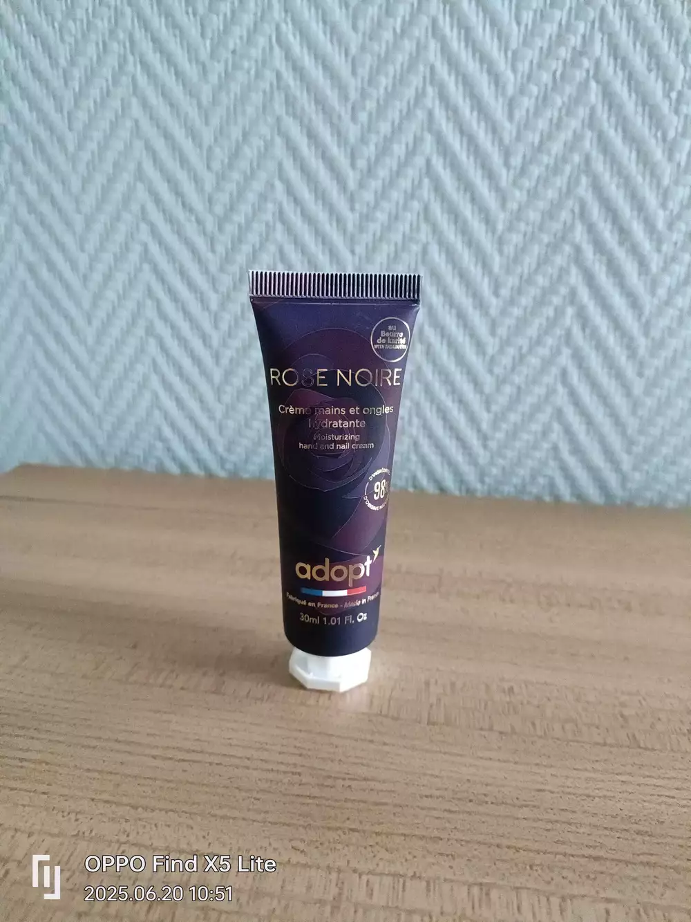 ADOPT' - Rose noire - Crème mains et ongles hydratante