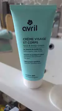 AVRIL - Crème visage et corps au beurre de karité bio