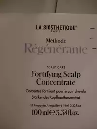 LA BIOSTHETIQUE - Méthode régénérante - Concentré fortifiant pour le cuir chevelu