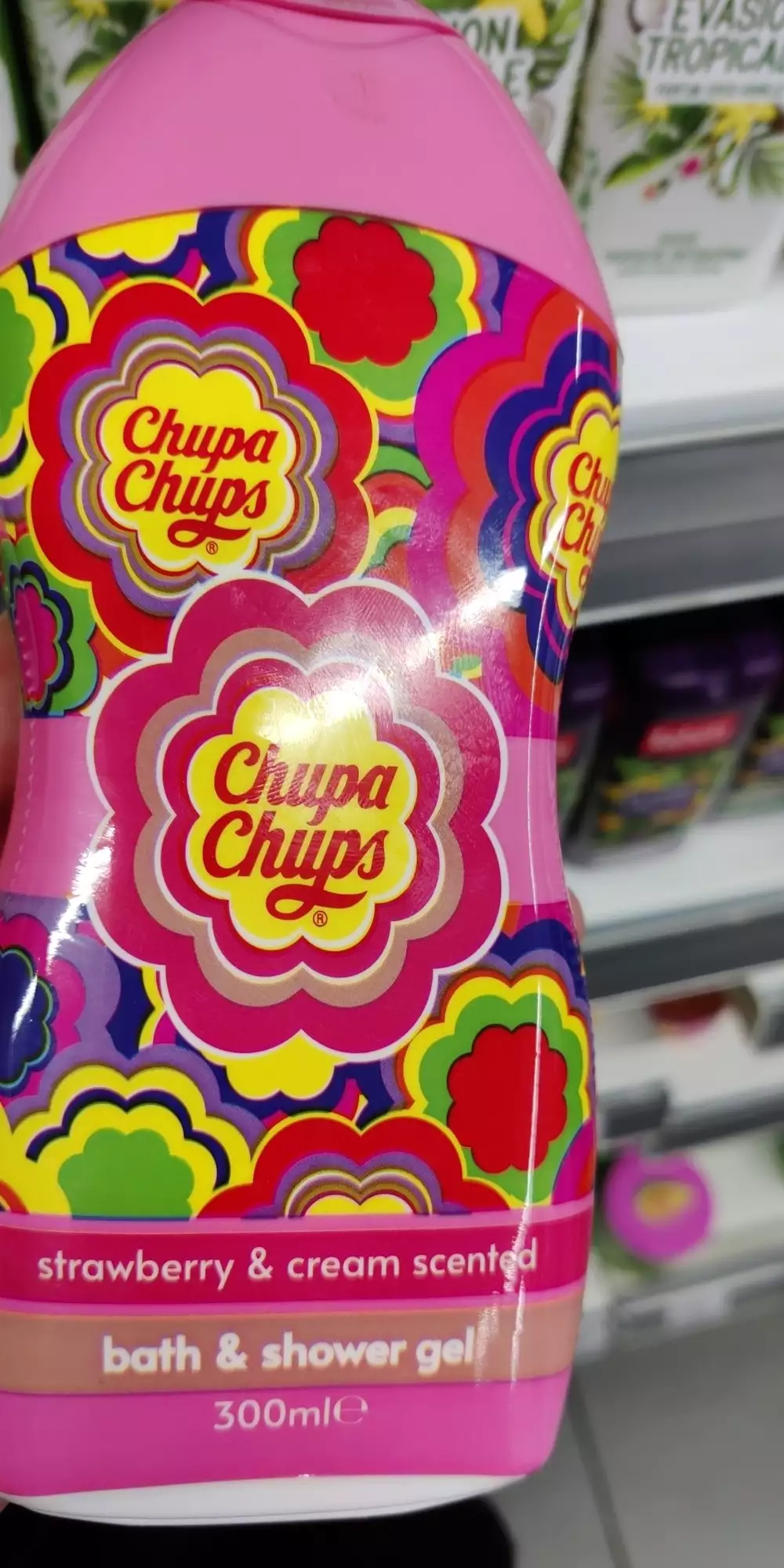 CHUPA CHUPS - Bath & shower gel strawberry & cream scented