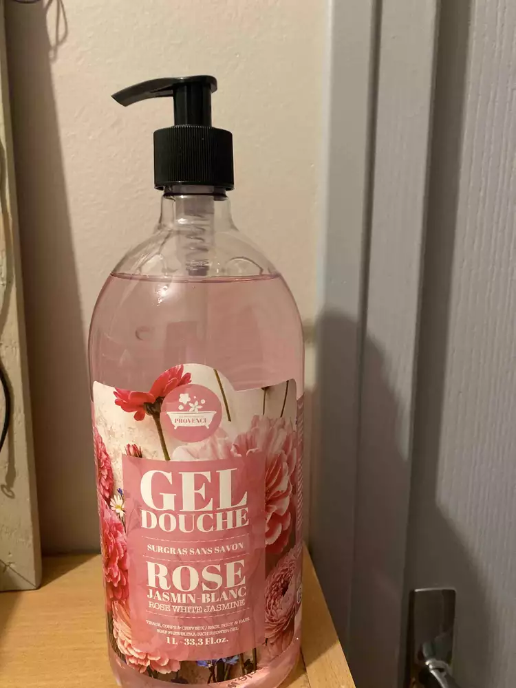 LES PETITS BAINS DE PROVENCE - Rose jasmin blanc - Gel douche 