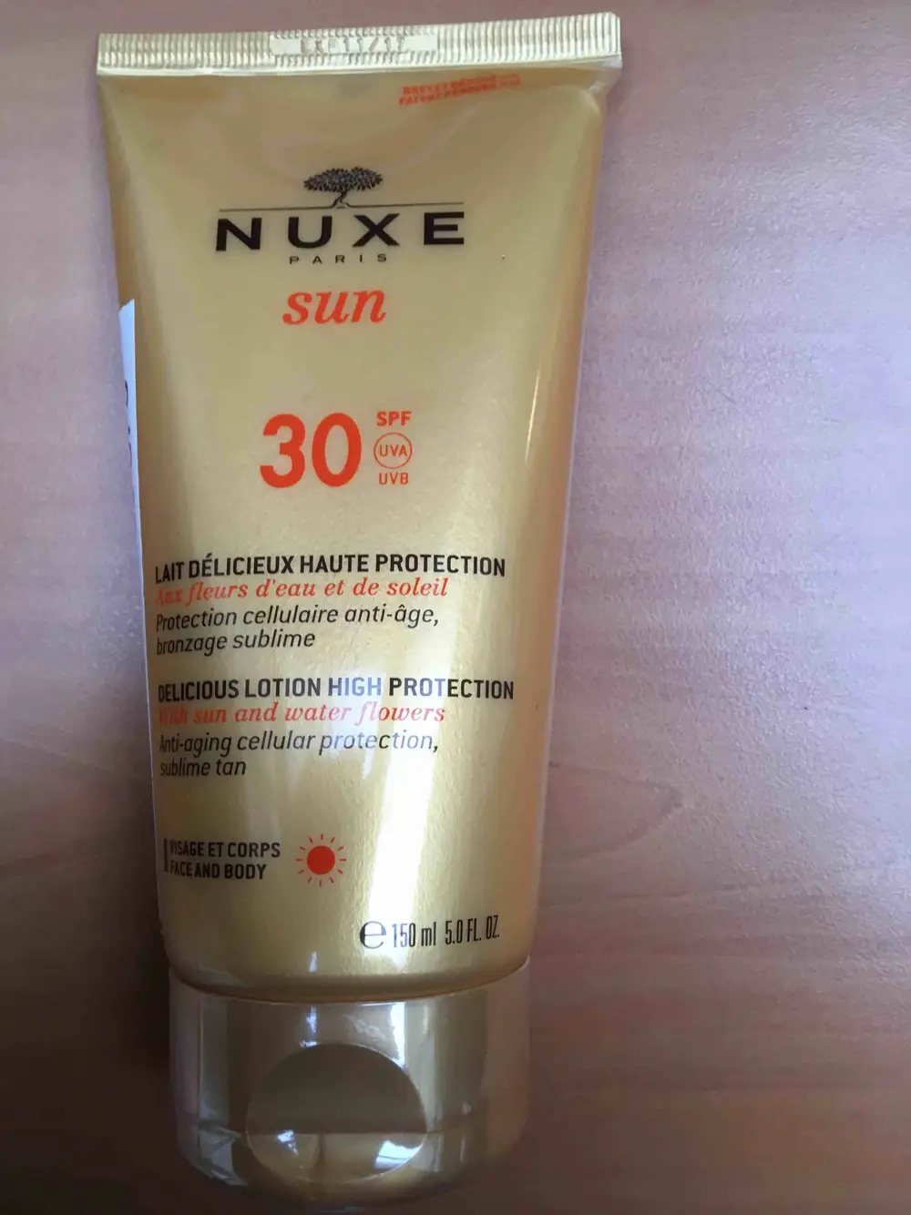 NUXE - Sun - Lait délicieux visage et corps spf 30