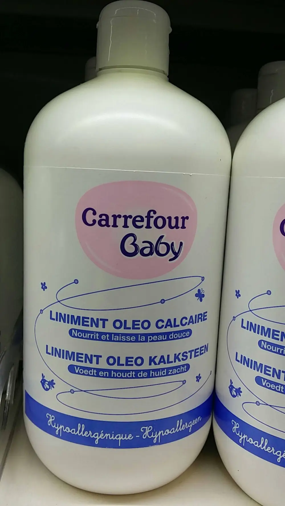 CARREFOUR - Baby liniment oléo calcaire hypoallergénique