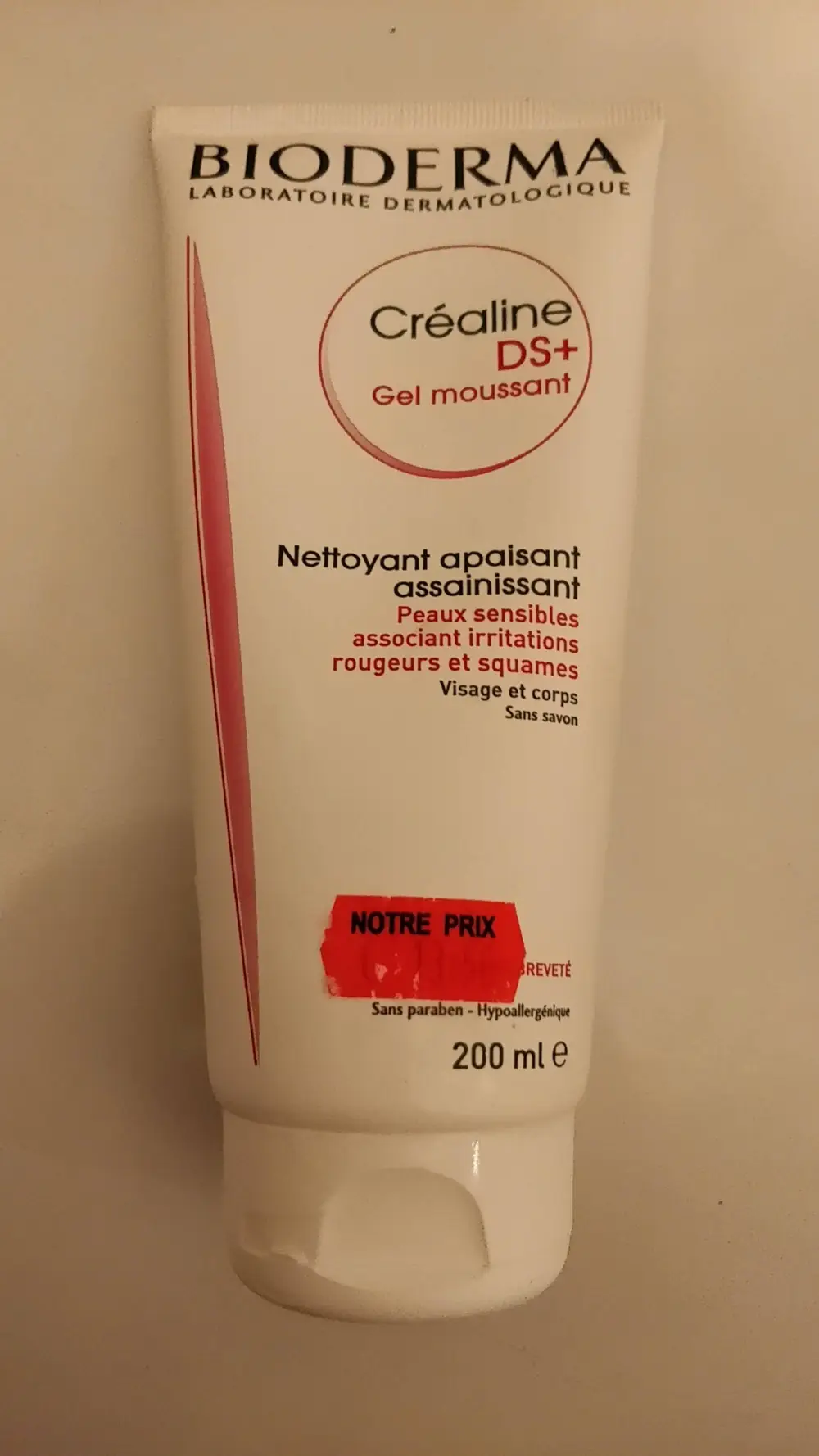 BIODERMA - Créaline DS+ Gel moussant peaux sensibles