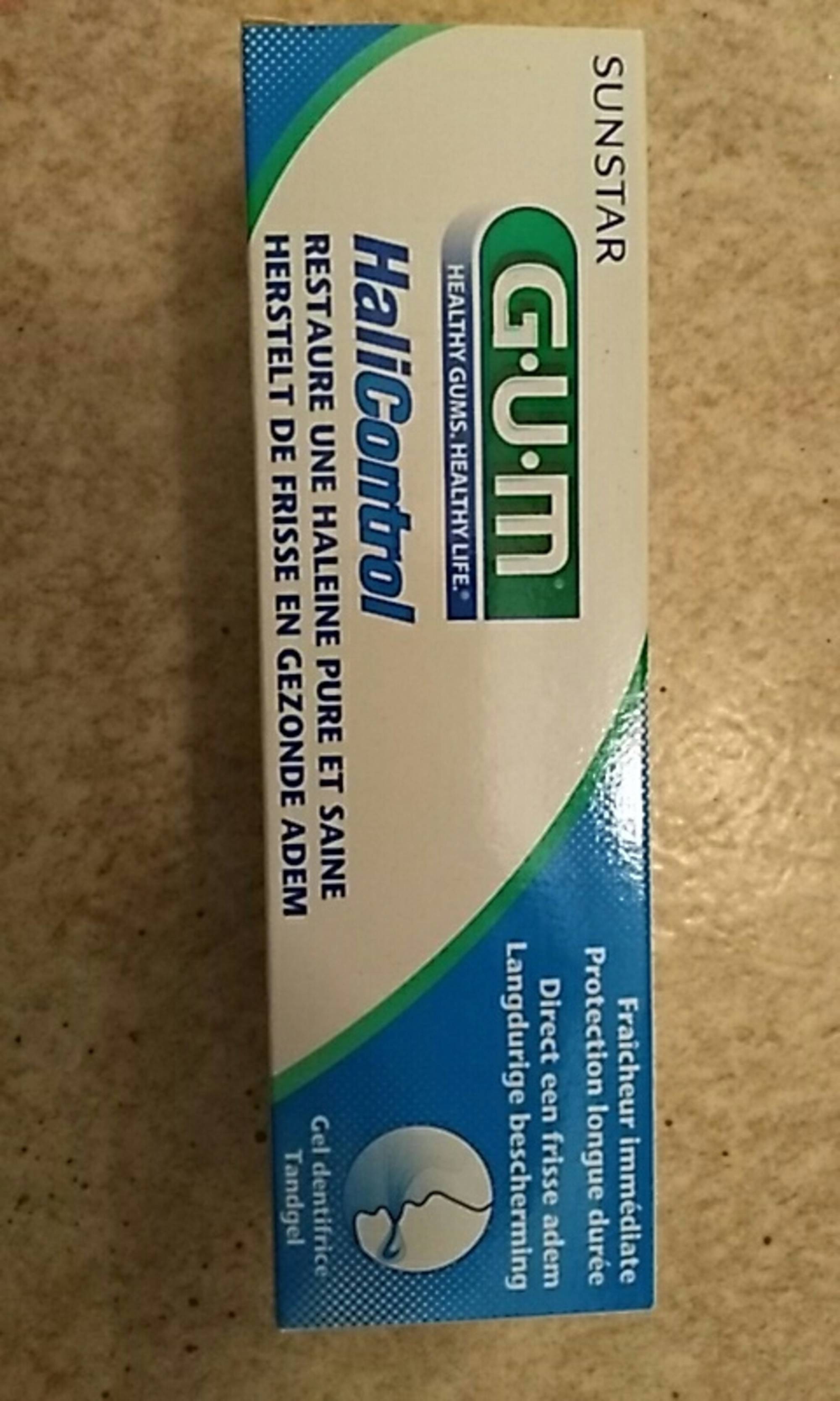 SUNSTAR - Halicontrol gum - Gel dentifrice