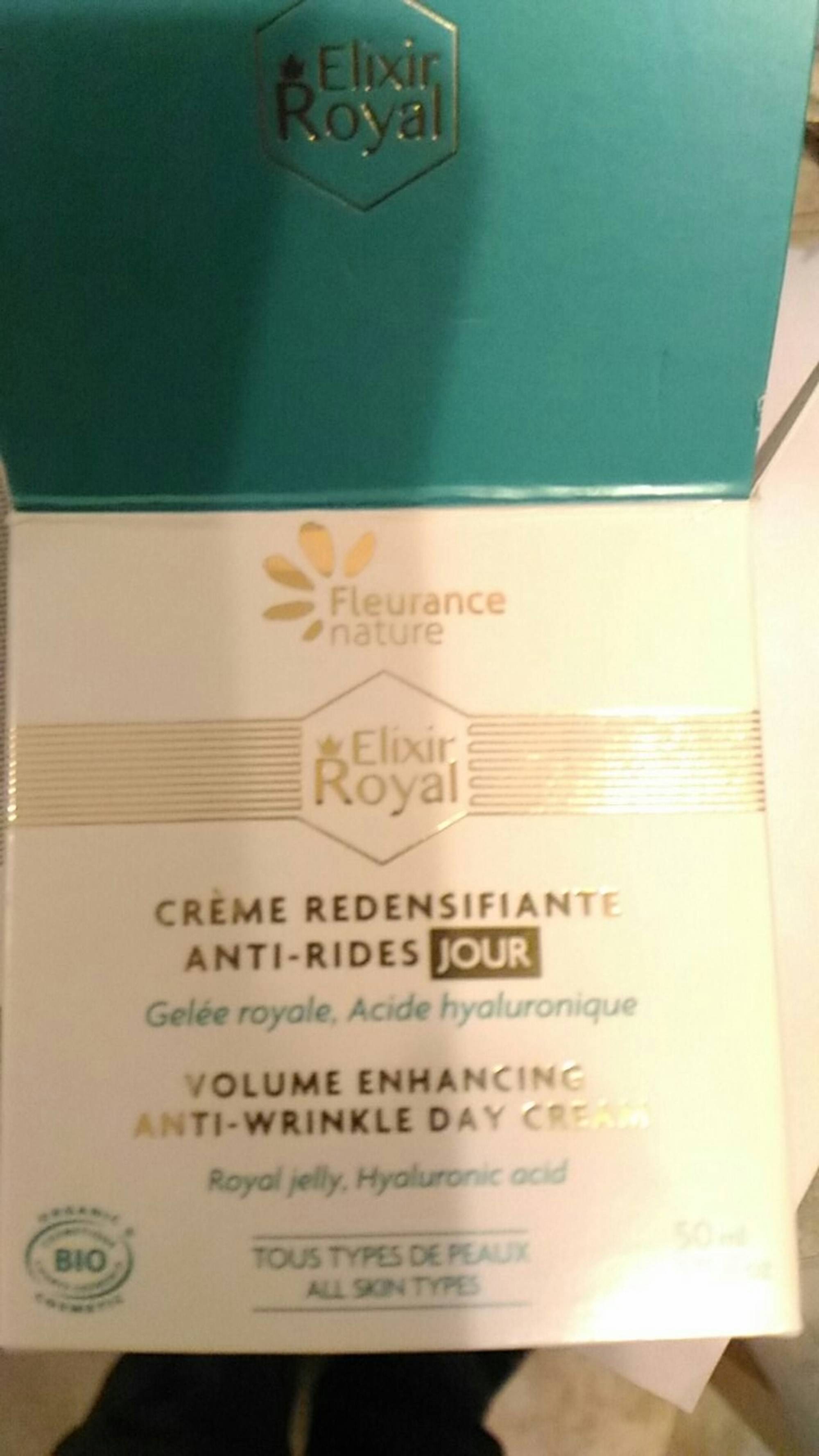 FLEURANCE NATURE - Elixir royal - Crème de jour rédensifiante anti-rides