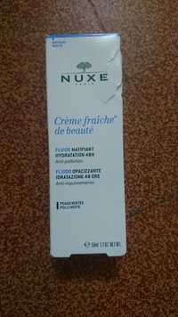 NUXE PARIS - Crème  fraîche de beauté - Fluide matifiant hydratation 48h
