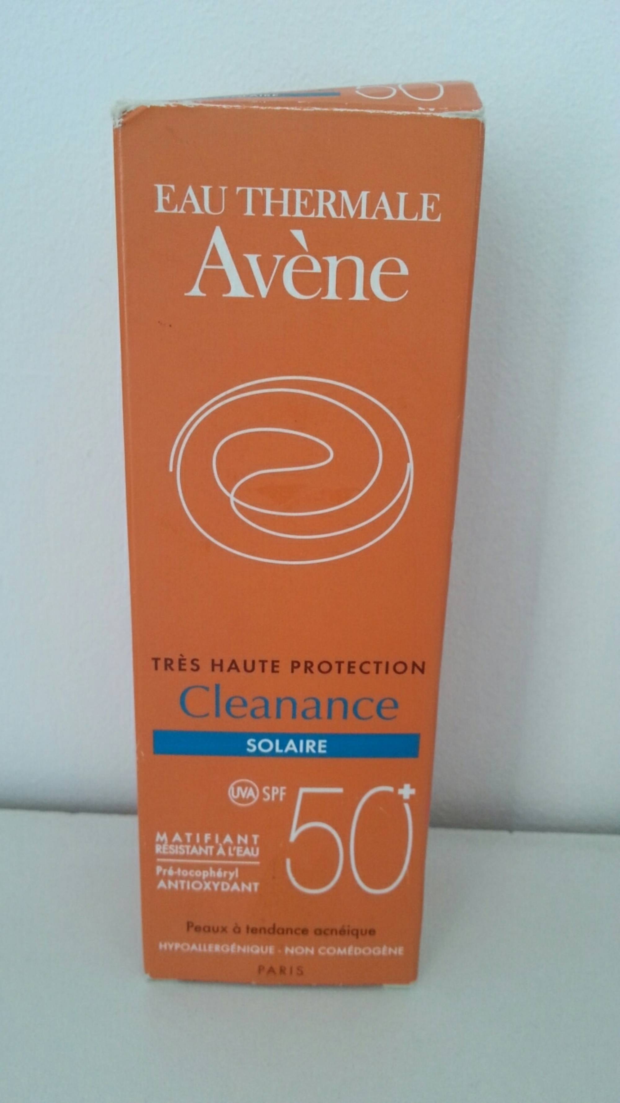 AVÈNE - Cleanance - Protection solaire SPF 50+