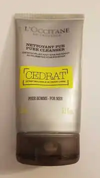 L'OCCITANE - Cédrat pour homme - Nettoyant pur