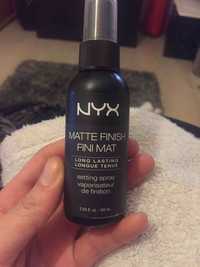 NYX - Matte finish - Longue tenue vaporisateur de finition