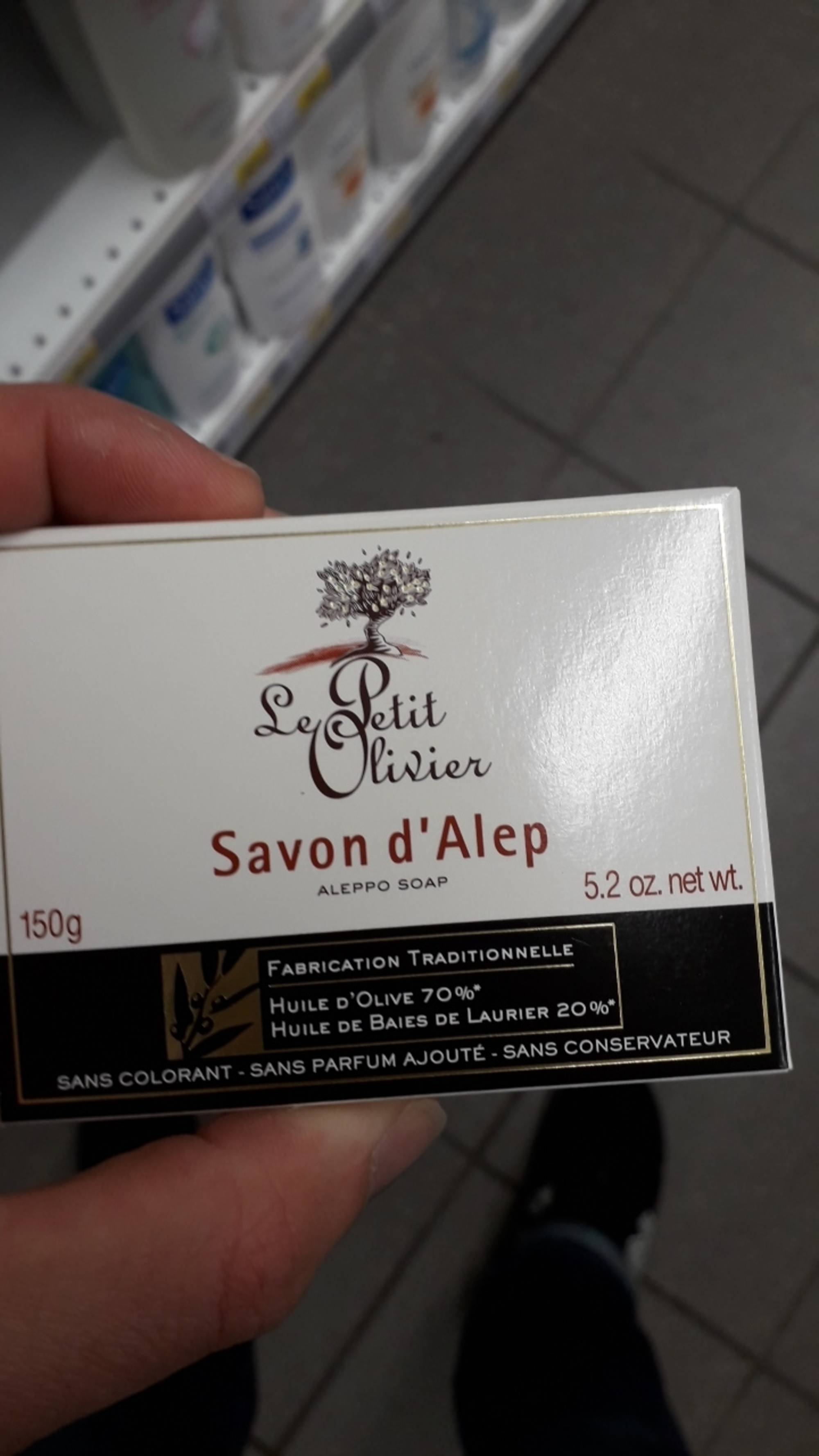 LE PETIT OLIVIER - Savon d'alep