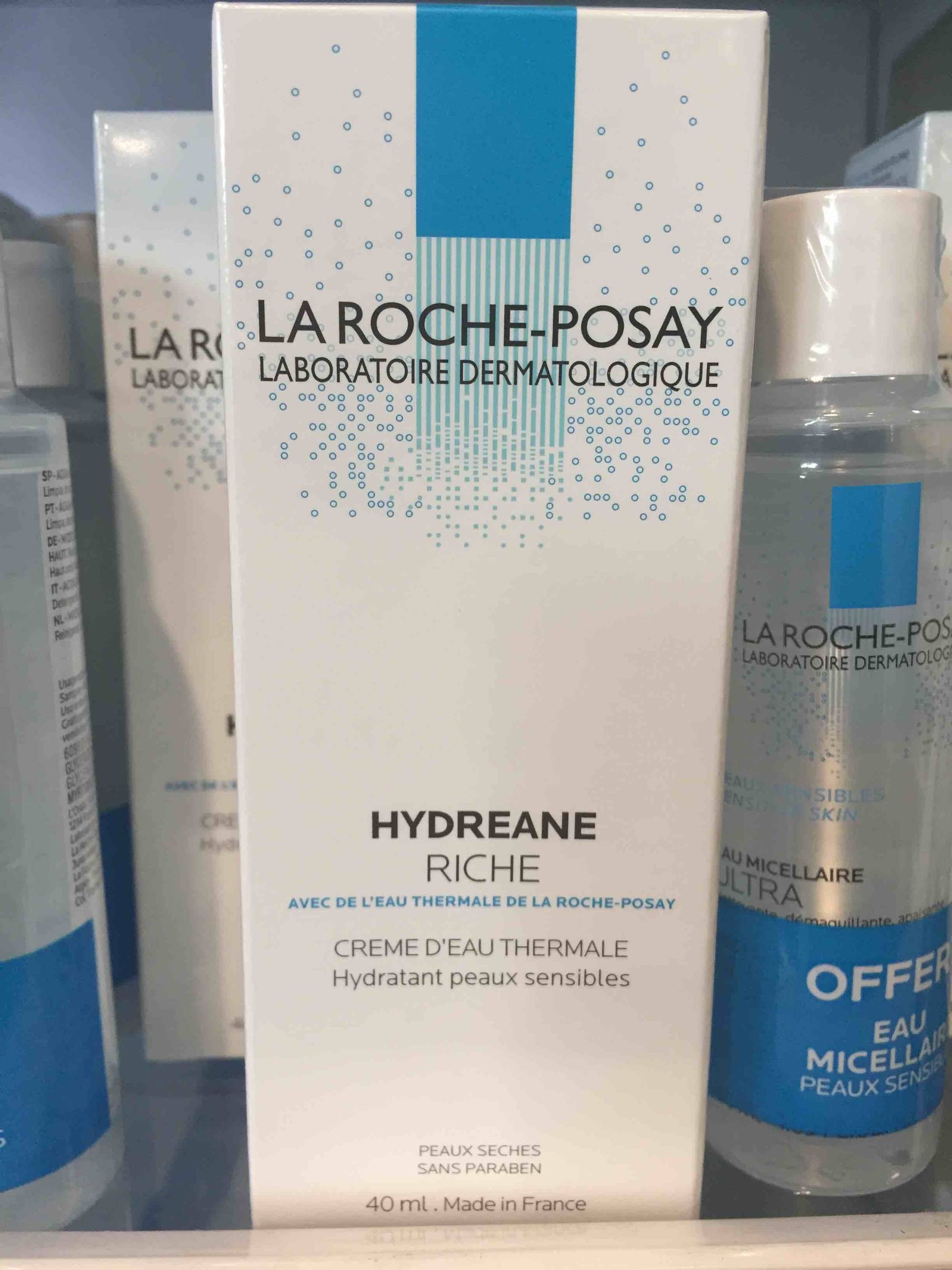 LA ROCHE-POSAY - Hydreane Extra Riche - Crème d'eau thermale