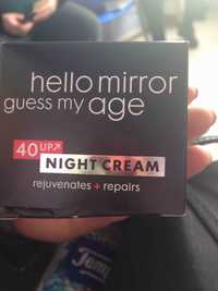 HEMA - Night cream 40 up - Hello mirror guess my age