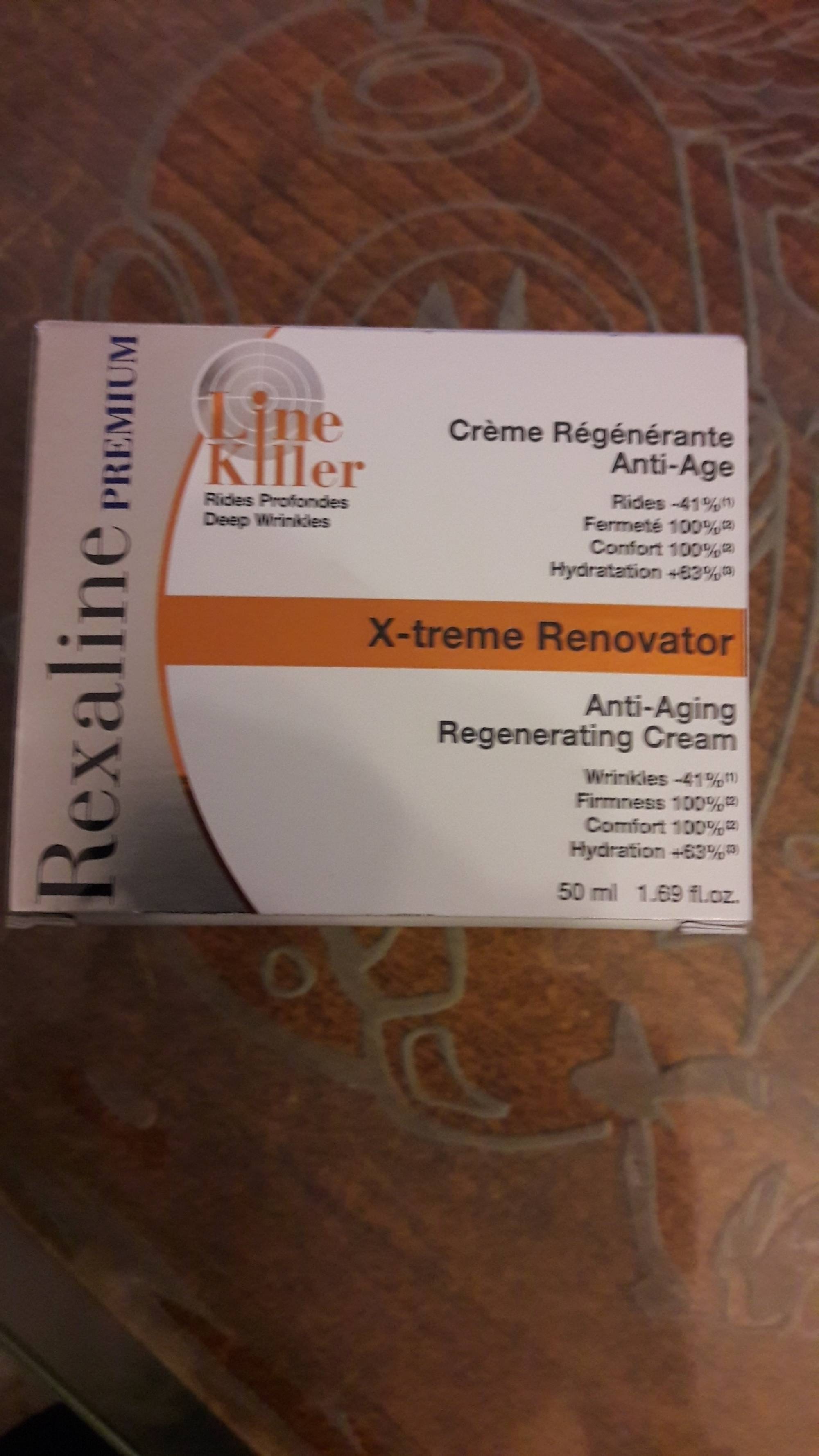 REXALINE - Premium line killer - Crème régénérante anti-âge x-treme renovator