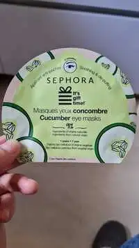 SEPHORA - Masques yeux concombre