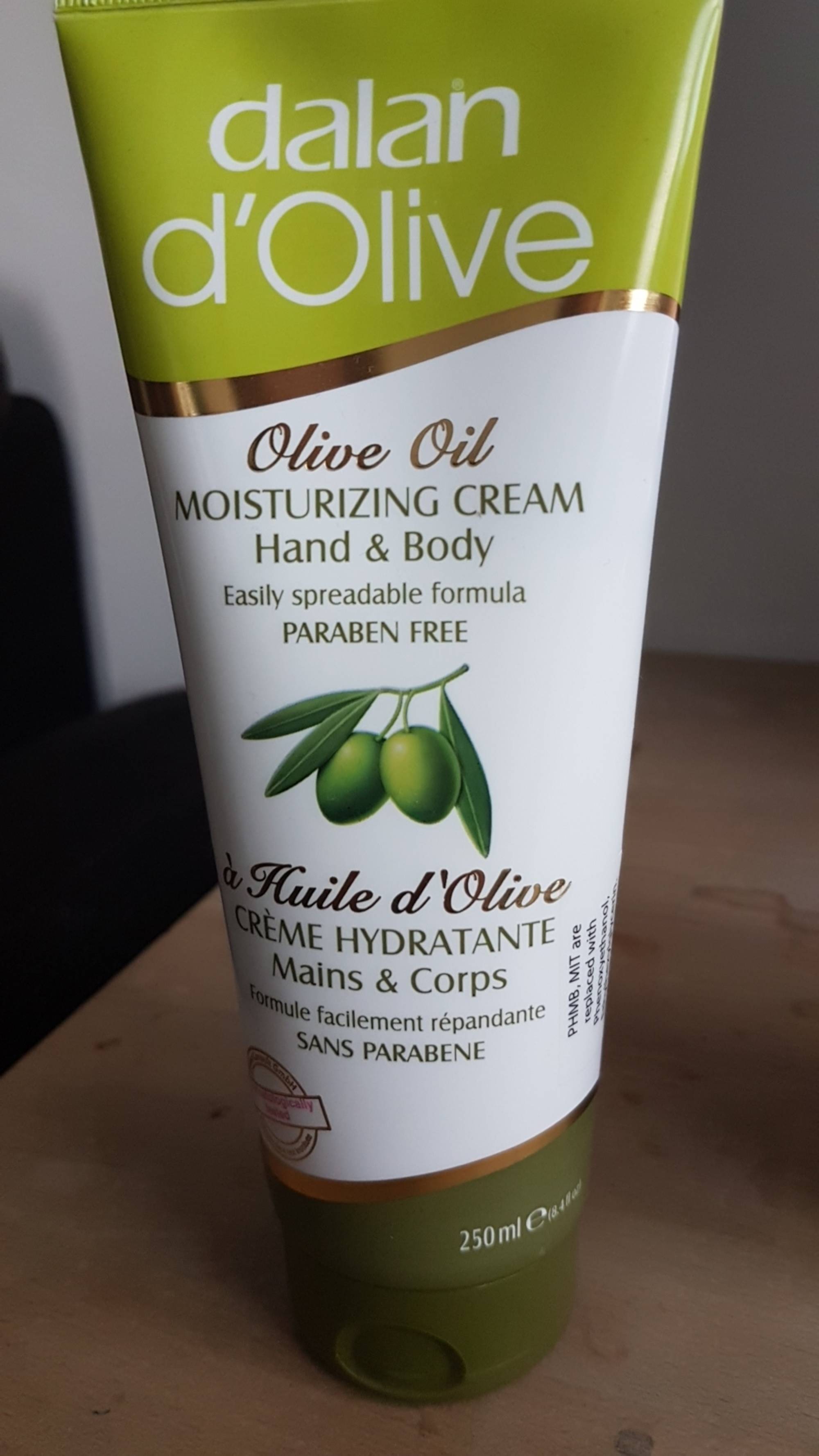 DALAN D'OLIVE - Crème hydratante mains & corps à l'huile d'olive