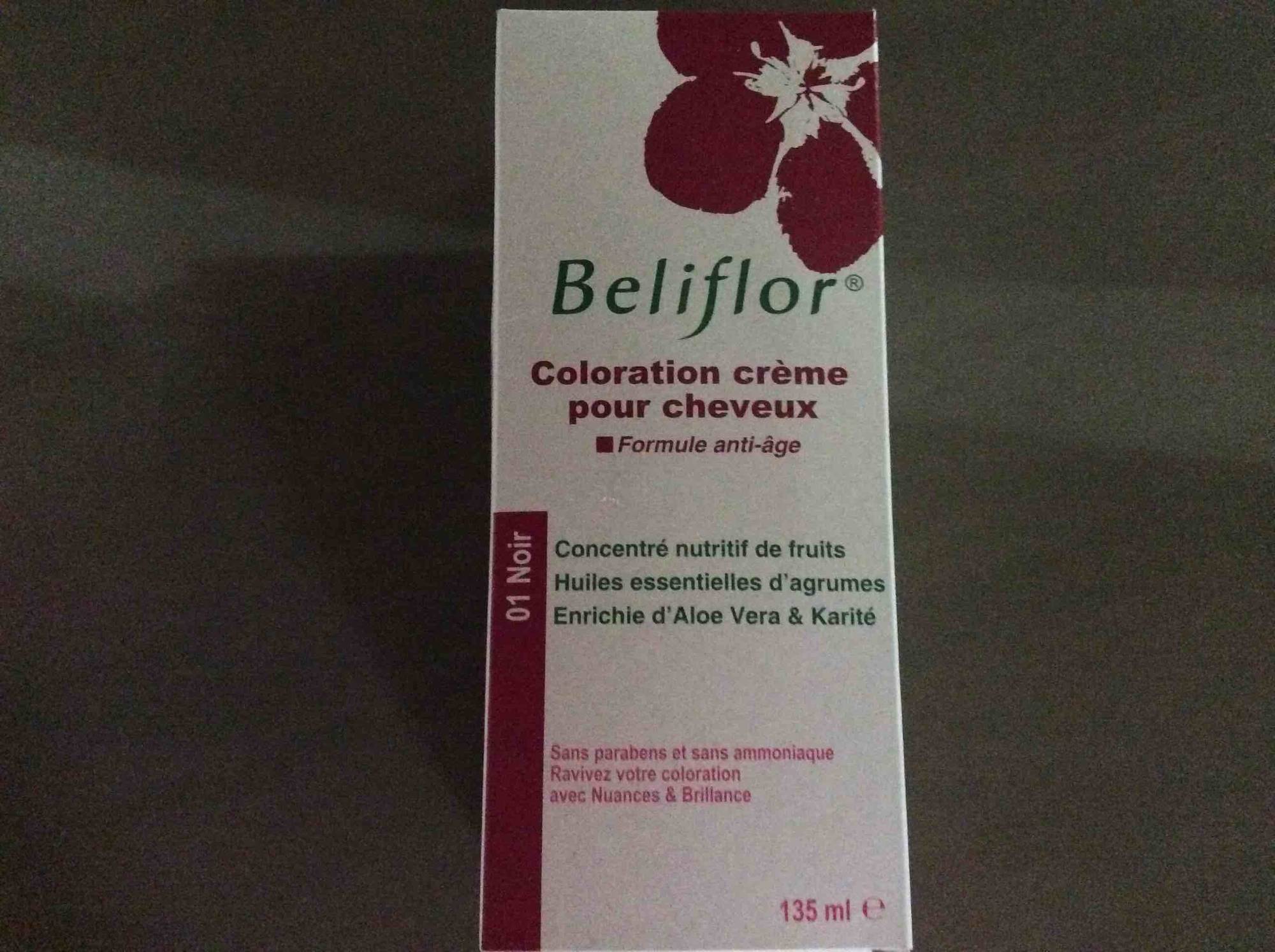 BELIFLOR - Coloration crème pour cheveux 01 Noir