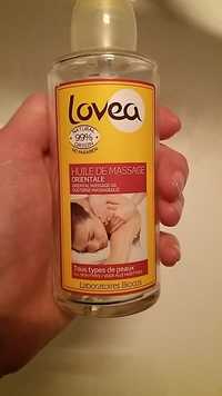 LOVEA - Huile de massage orientale