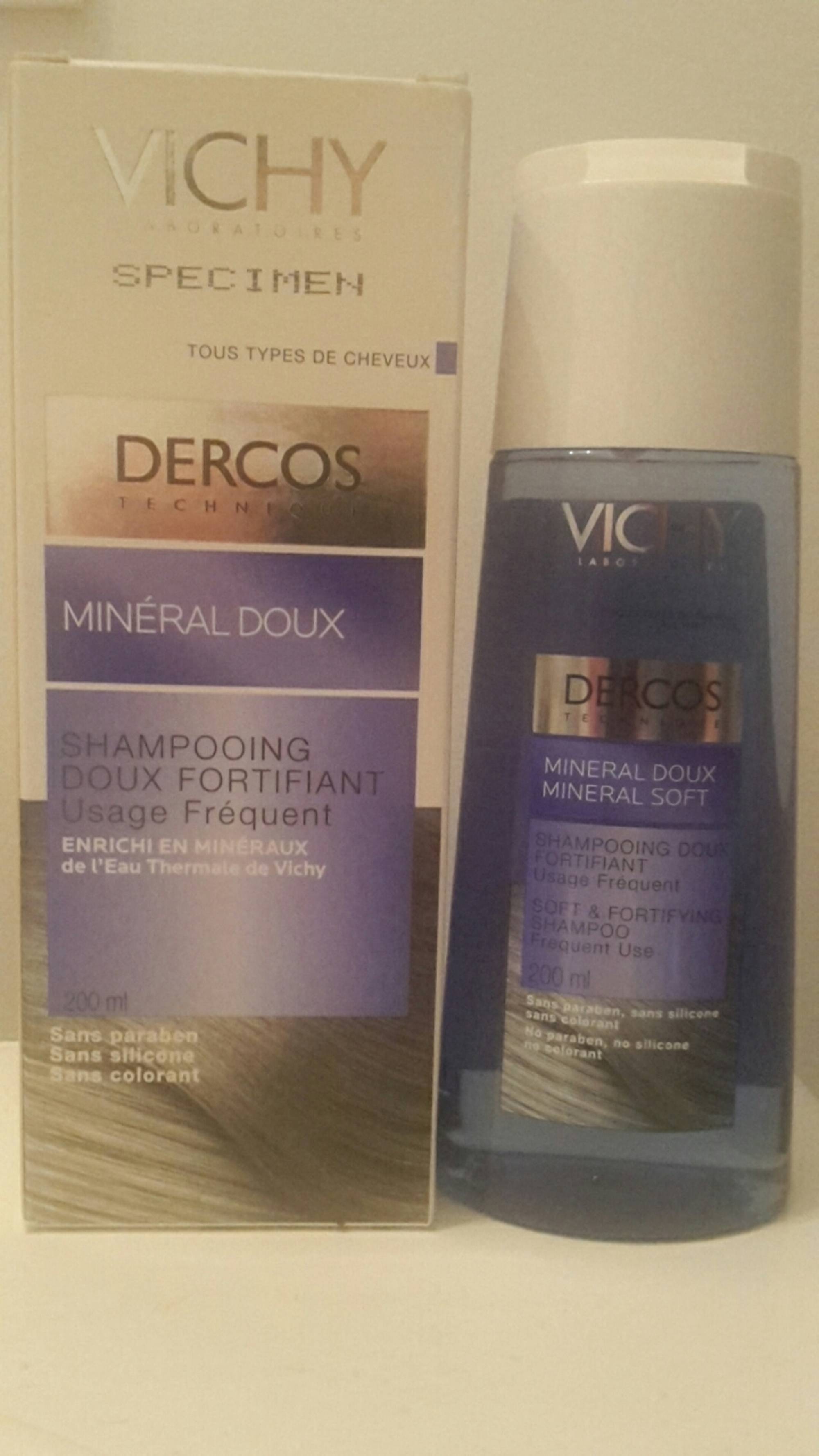 VICHY - Dercos Minéral doux - Shampooing doux fortifiant