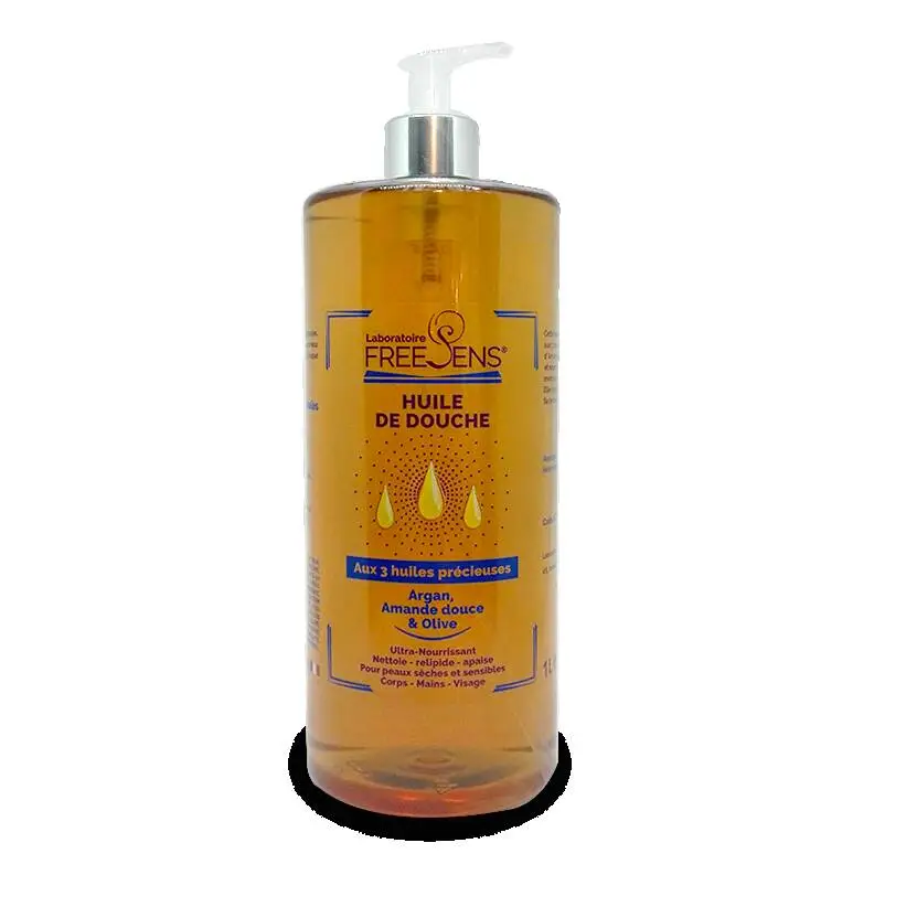 LABORATOIRE FREESENS - FREESENS Huile de Douche aux 3 huiles précieuses  Fl. 400 ml