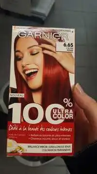 GARNIER - 100% Ultra color - Coloration permanente 6.65 l'ultra rouge