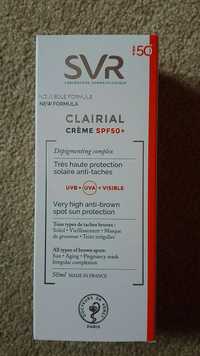 SVR - Clairial - Crème SPF 50+ très haute protection
