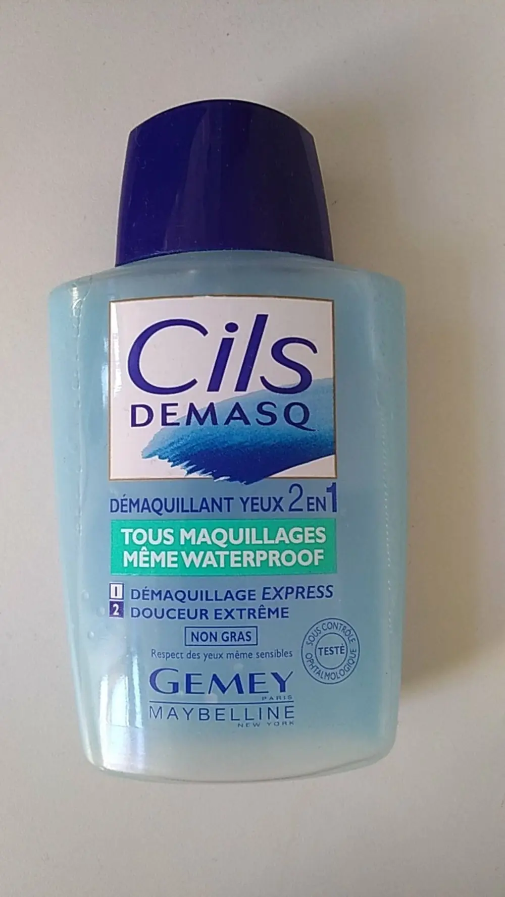 GEMEY MAYBELLINE - Cils Demasq - Démaquillant yeux 2 en 1