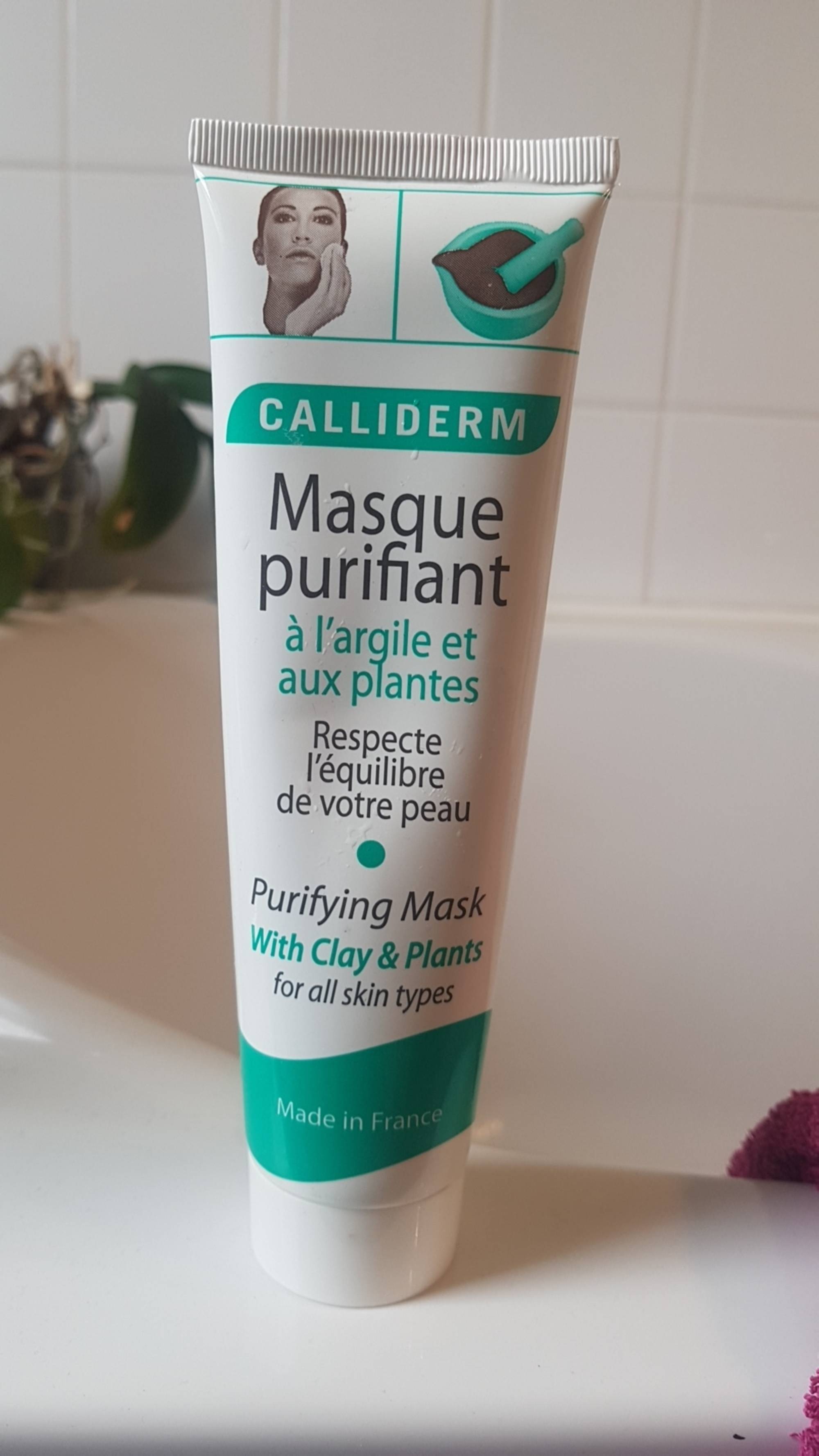 CALLIDERM - Masque purifiant à l'argile et aux plantes