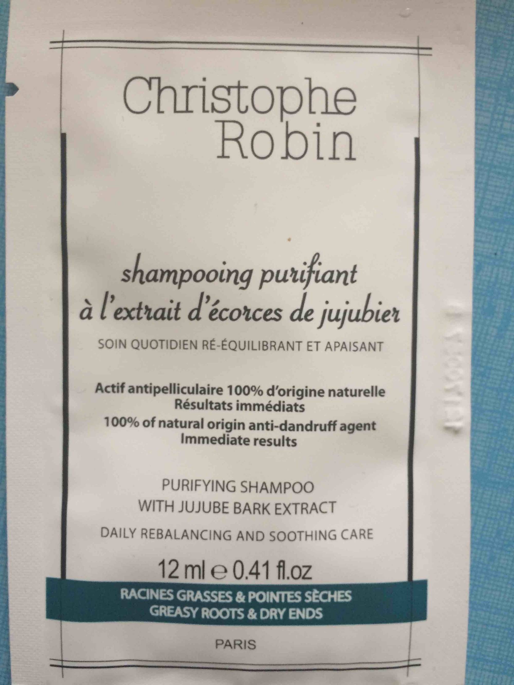 CHRISTOPHE ROBIN - Shampooing purifiant à l'extrait d'écorces de jujubier