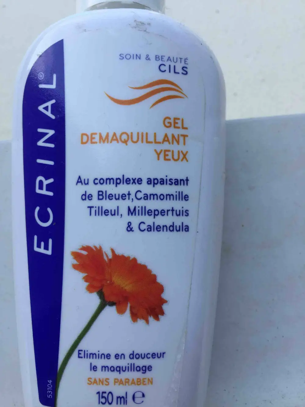 ECRINAL - Soin & beauté cils - Gel démaquillant yeux