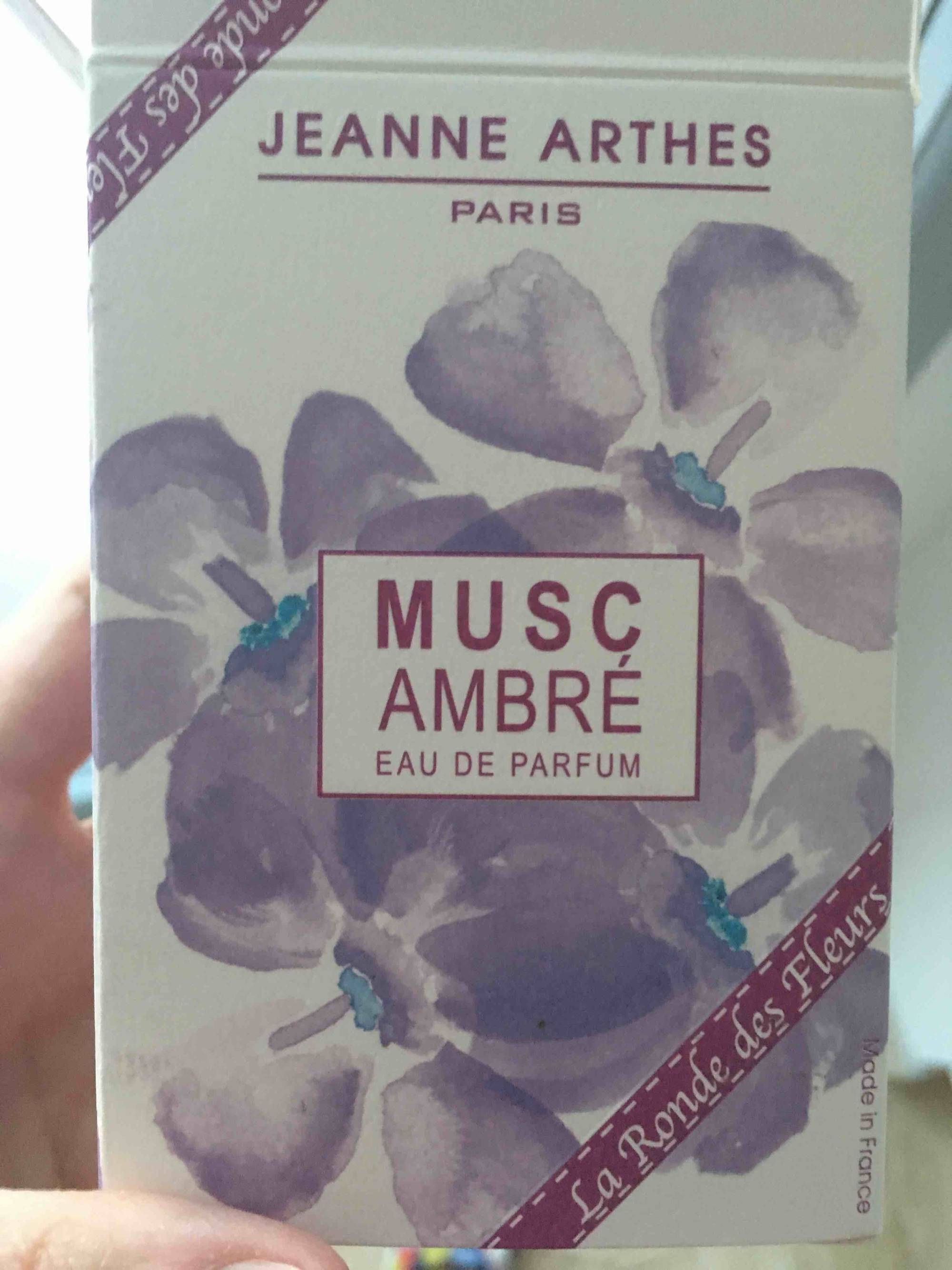 JEANNE ARTHES PARIS - Musc ambré - Eau de parfum la ronde des fleurs
