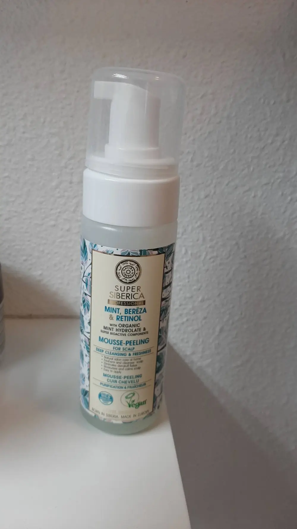 NATURA SIBERICA - Mint, berëza & retinol - Mousse-peeling cuir chevelu