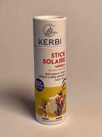 KERBI - Stick solaire minéral SPF 50+ visage et lèvres