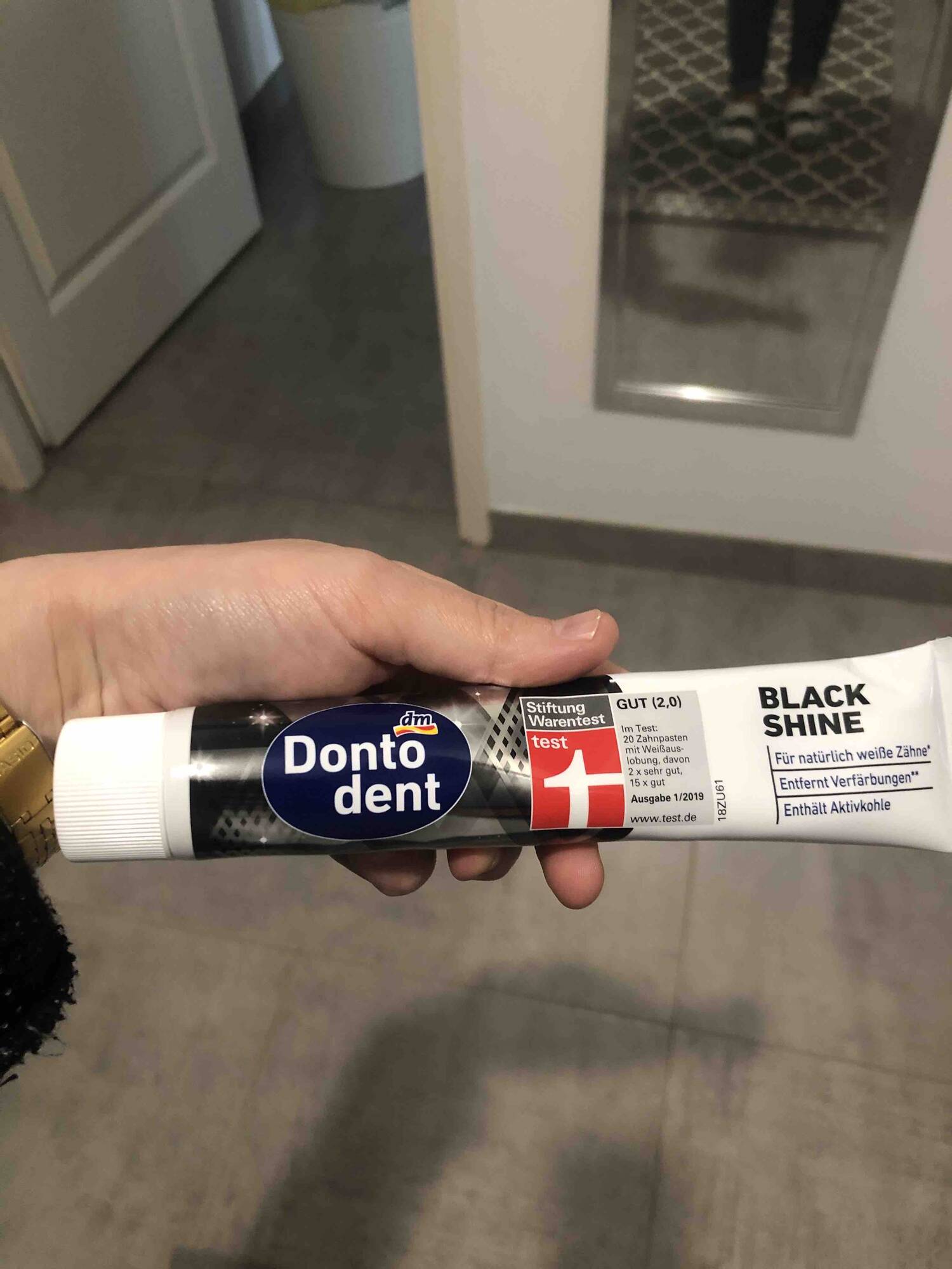 DM - Dontodent Black shine - Dentifrice