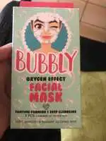 BUBBLY - Oxygen effect - Facial mask