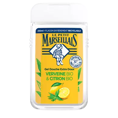 LE PETIT MARSEILLAIS - LE PETIT MARSEILLAIS Gel Douche extra doux verveine bio & citron bio LE PETIT MARSEILLAIS 250ml