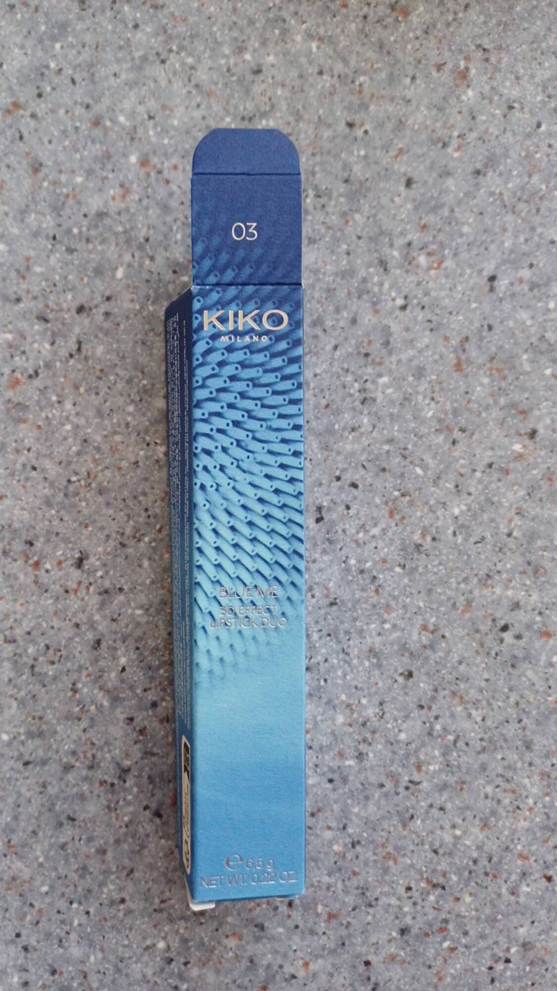 KIKO - Blue me - 3D Effect lipstick duo