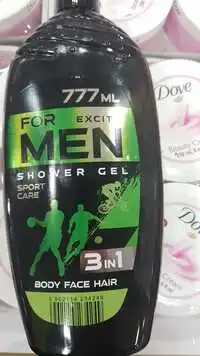 FOR EXCIT MEN - Shower gel 3in1 