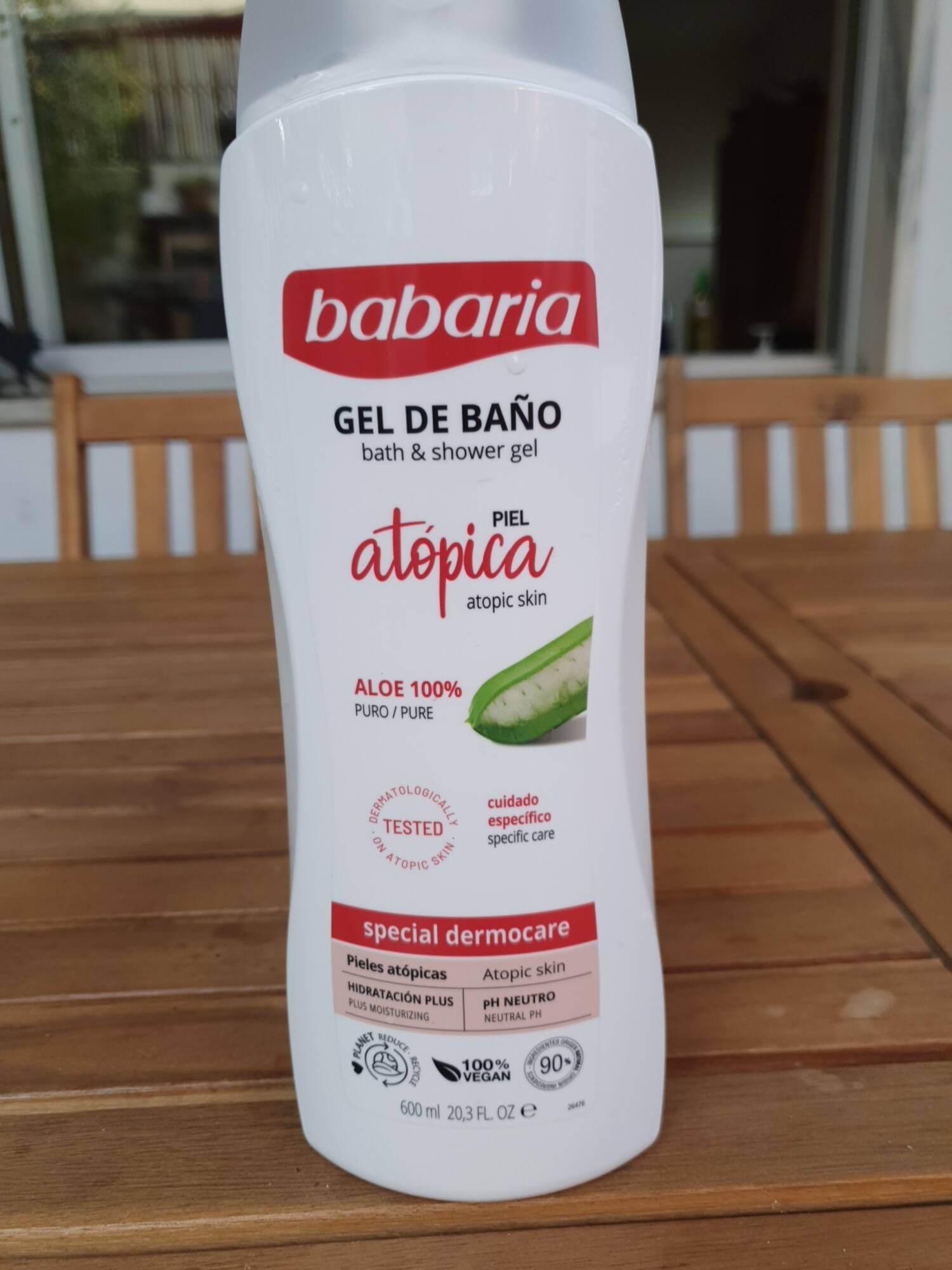 BABARIA - Aloe 100% pure - Bath & shower gel
