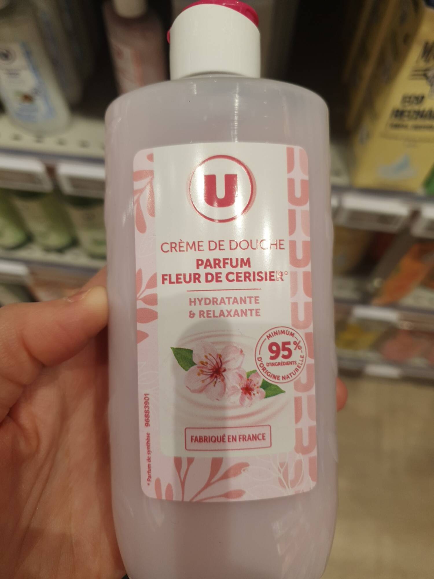 BY U - Crème de douche parfum fleur de cerisier