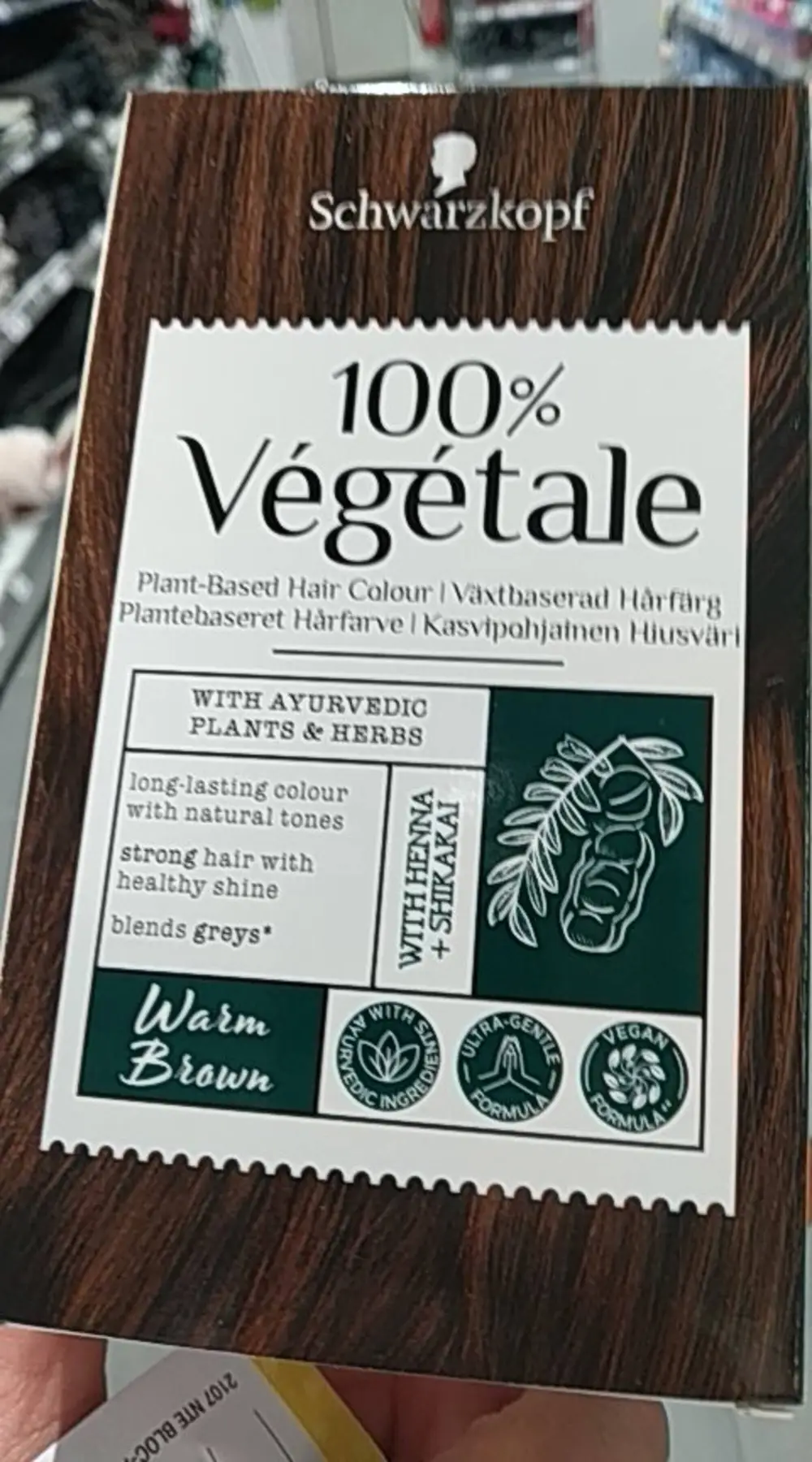 SCHWARZKOPF - 100 % végétale - plant-based hair colour