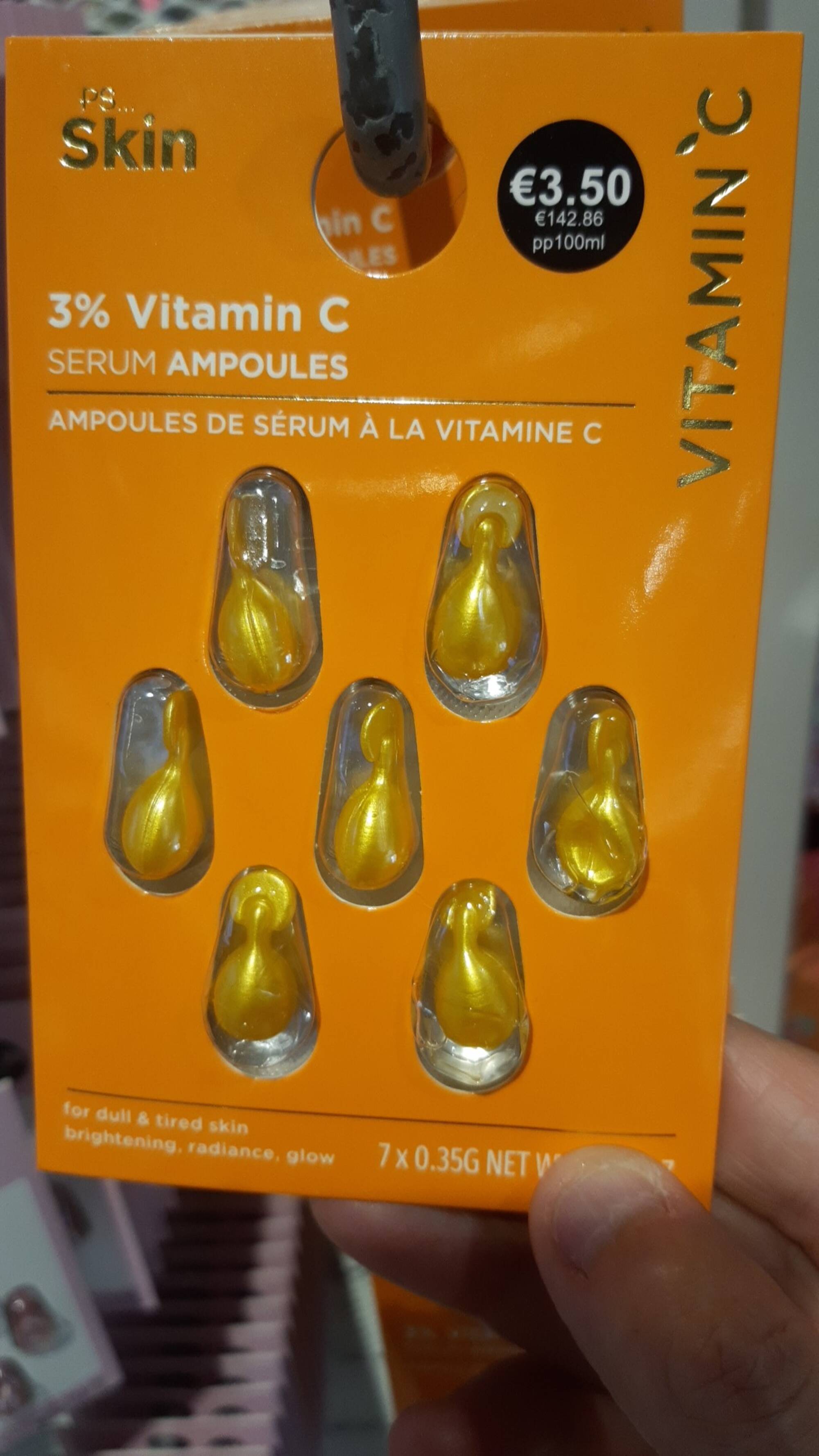 PS SKIN - Vitamic c -serum ampoules