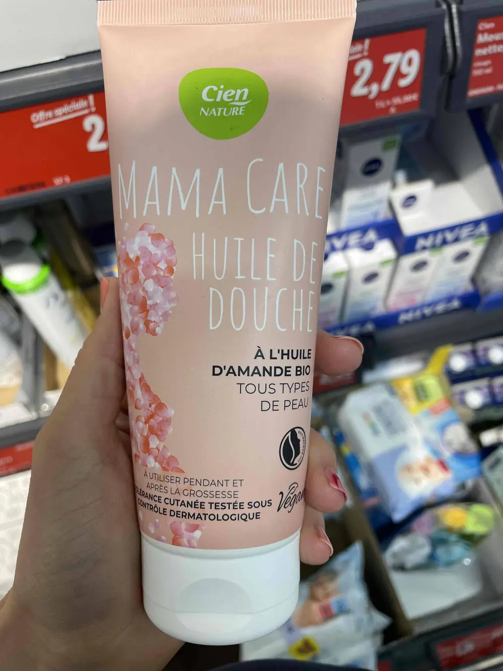CIEN NATURE - Mama care - Huile de douche