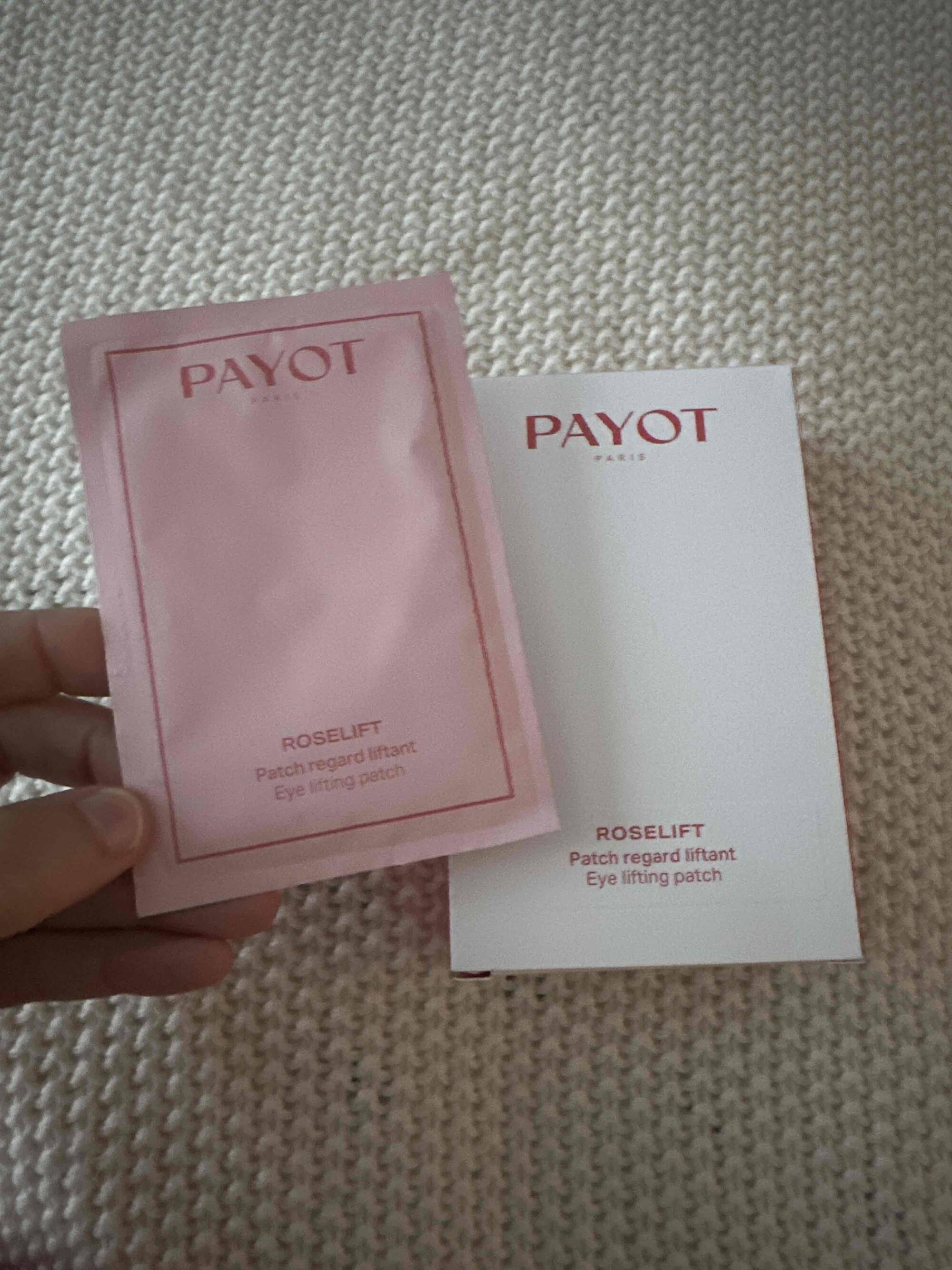 PAYOT - Roselift - Patch regard liftant